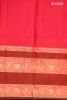 Handloom Thread Weave Kanjeevaram Silk Saree